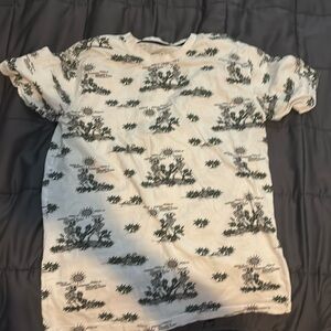 White Skeleton Marijuana T-Shirt